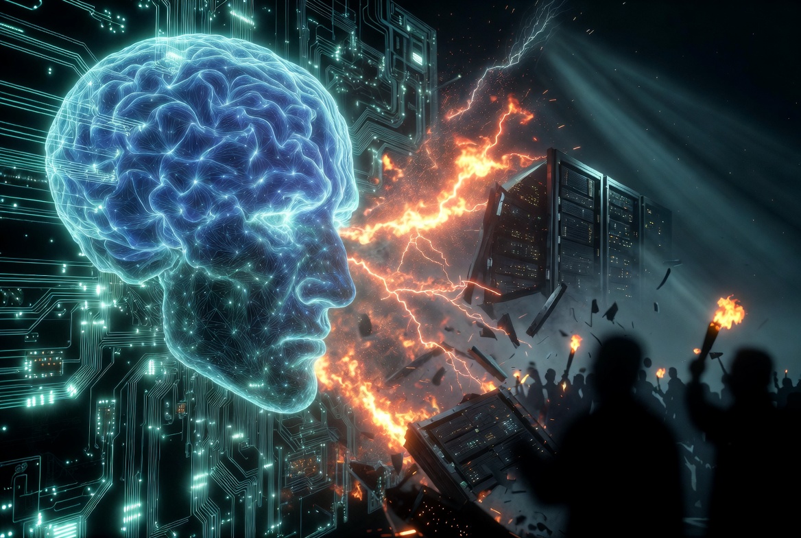 AIを「すべてを変える救世主」と熱く宣伝する態度が、逆に「反AI過激派」を生んでいる